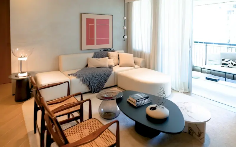Apartamento Decorado Majestic - Sala